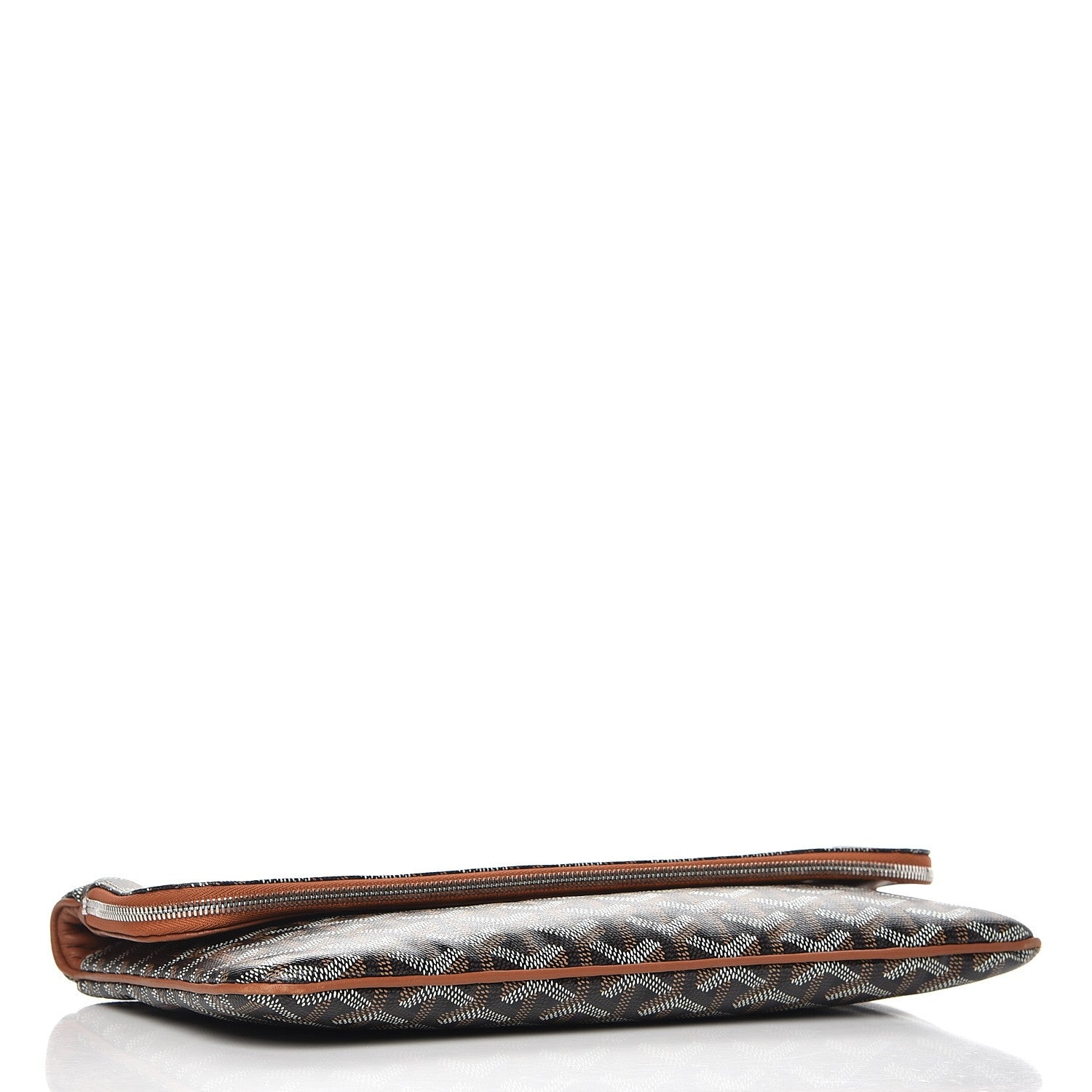 Goyard Goyardine Sainte Marie Soft Clutch Black Gold 6 of 12