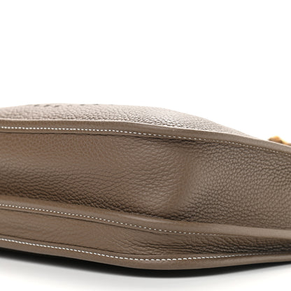 Hermes Taurillon Clemence Evelyne III PM Etoupe 9 of 9