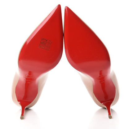 Christian Louboutin Patent Pigalle Follies 100 Pumps 39 Latte 5 of 8