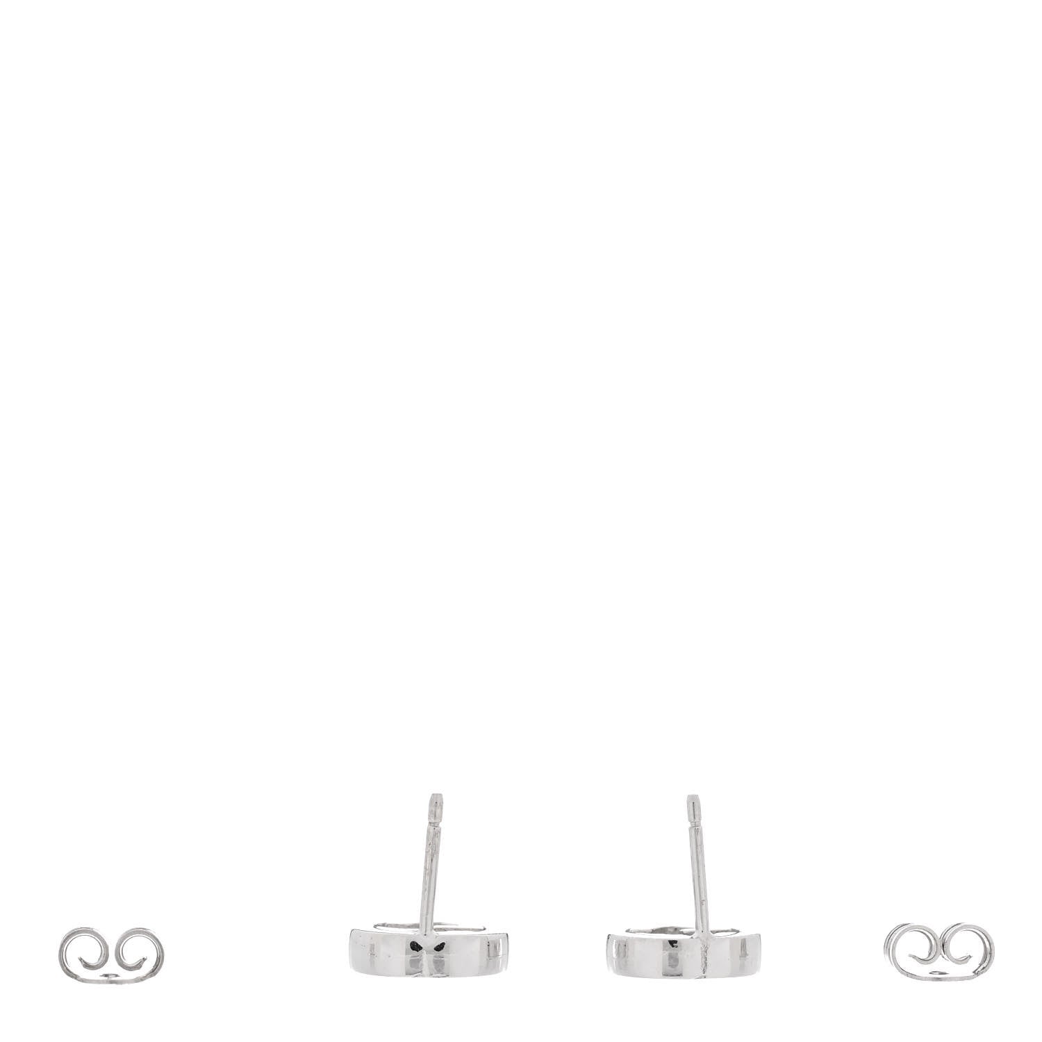 Gucci Sterling Silver Interlocking GG Stud Earrings 3 of 6