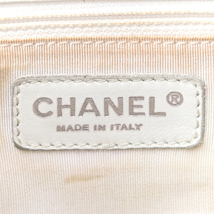 Chanel Caviar Quilted Grand Shopping Tote GST White 6 of 15