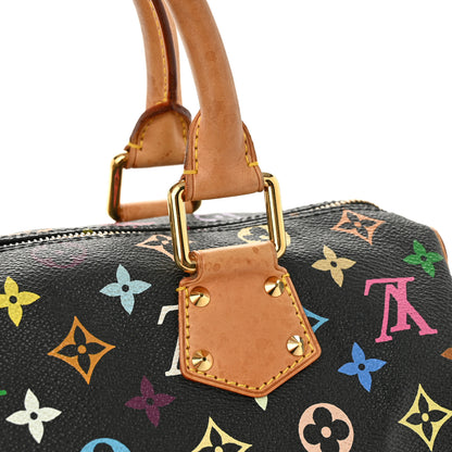 Louis Vuitton Monogram Multicolor Speedy 30 Black 10 of 13