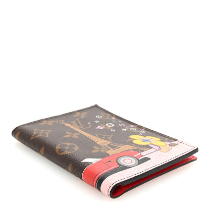 Louis Vuitton Monogram 2019 Christmas Animation Passport Cover Rouge 4 of 6