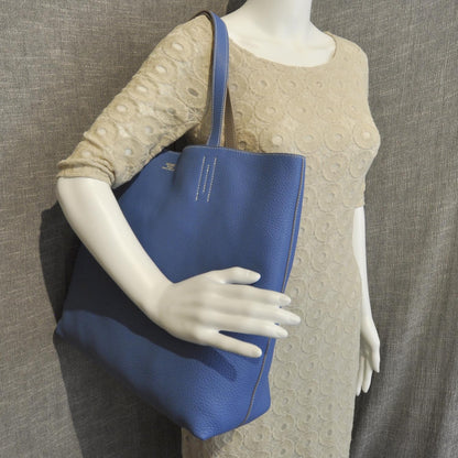Hermes Taurillon Clemence Double Sens Reversible Tote Mykonos Etoupe 3 of 9