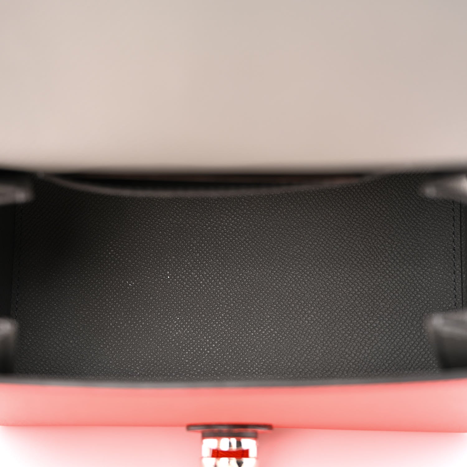 Moynat Carat Calfskin Madeleine Bag Coral Zinc 5 of 12