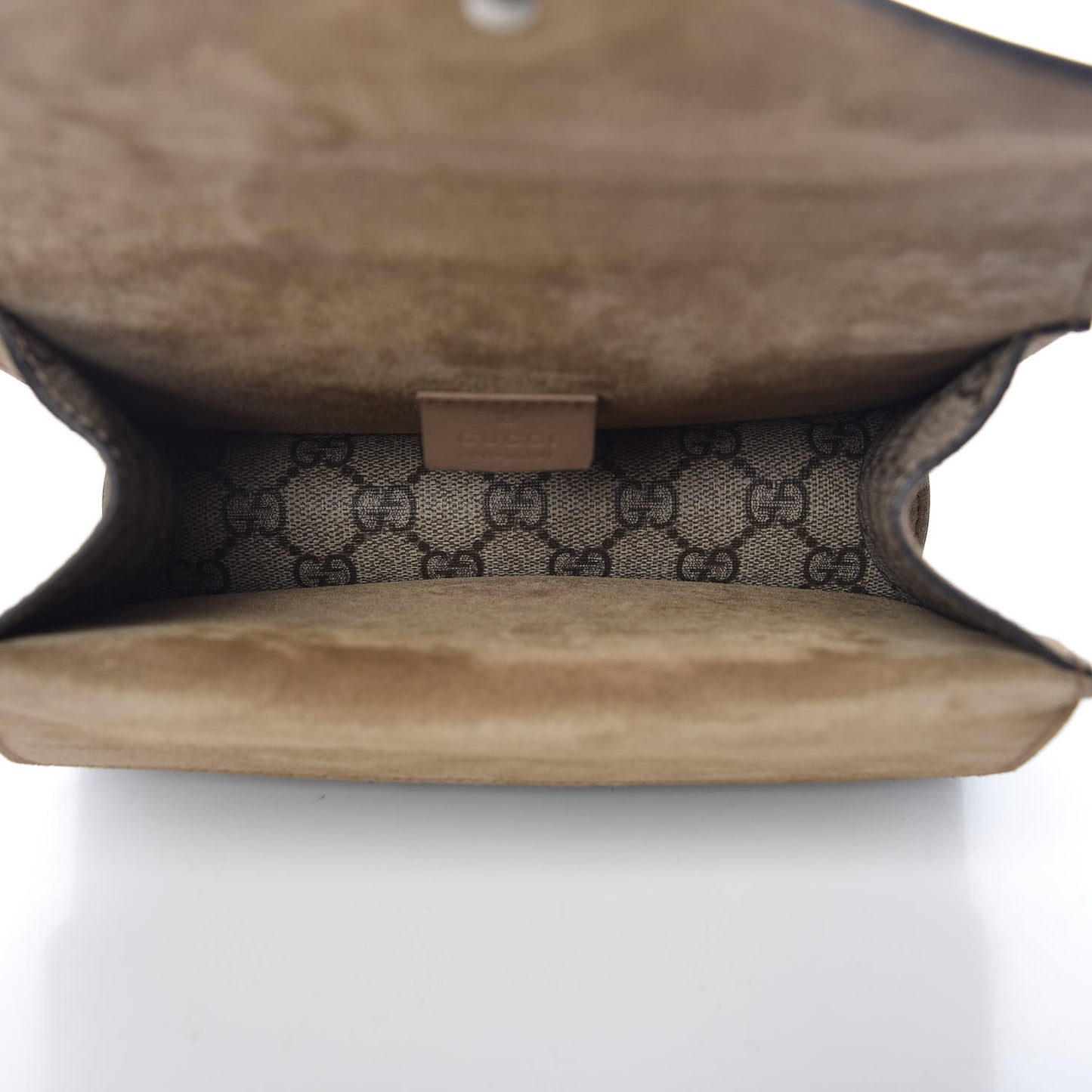 GG Supreme Monogram Mini Dionysus Shoulder Bag Taupe