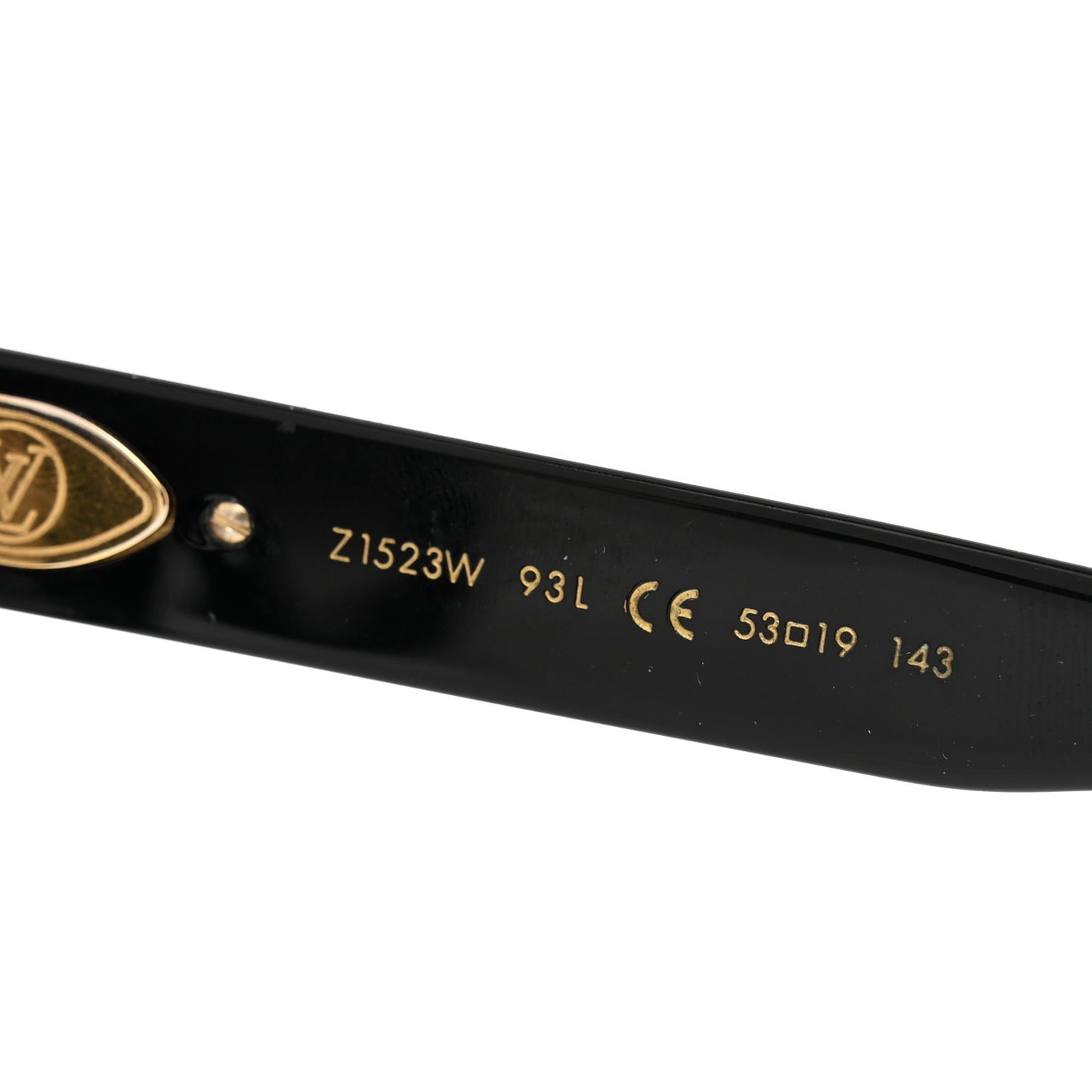 Acetate My Monogram Square Sunglasses Z1523W Black
