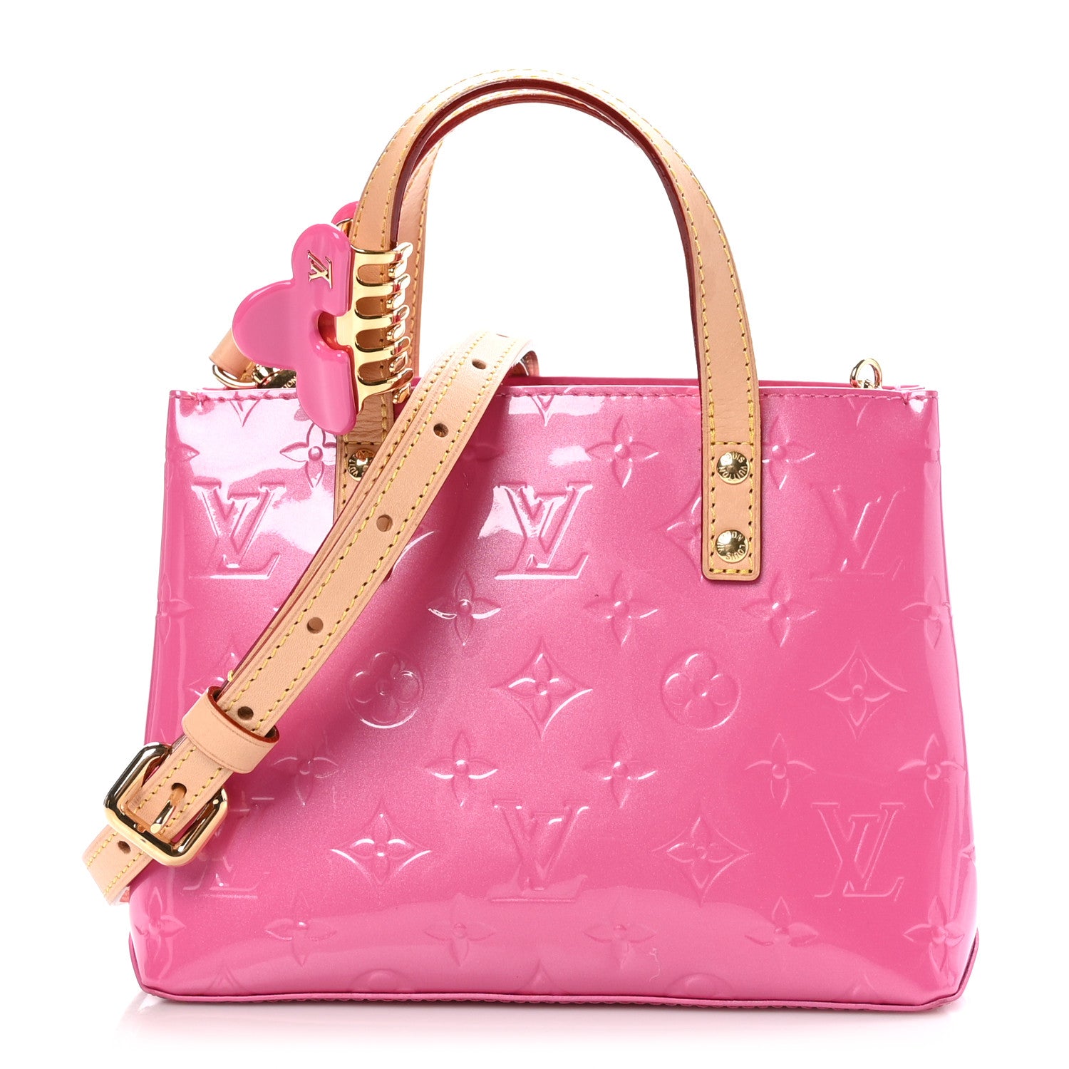 Louis Vuitton Vernis Reade PM NM Neon Pink 1 of 9