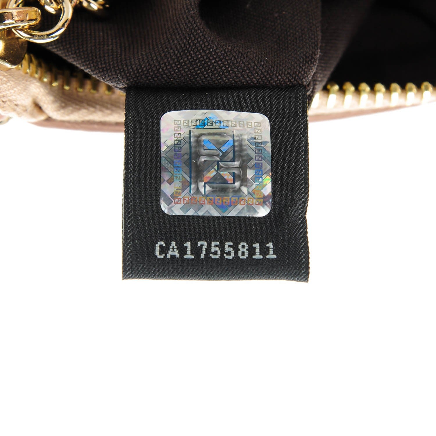 Fendi Zucchino Vitello Floral Forever Pochette Rosa Papaya Rosa Confetto 7 of 8