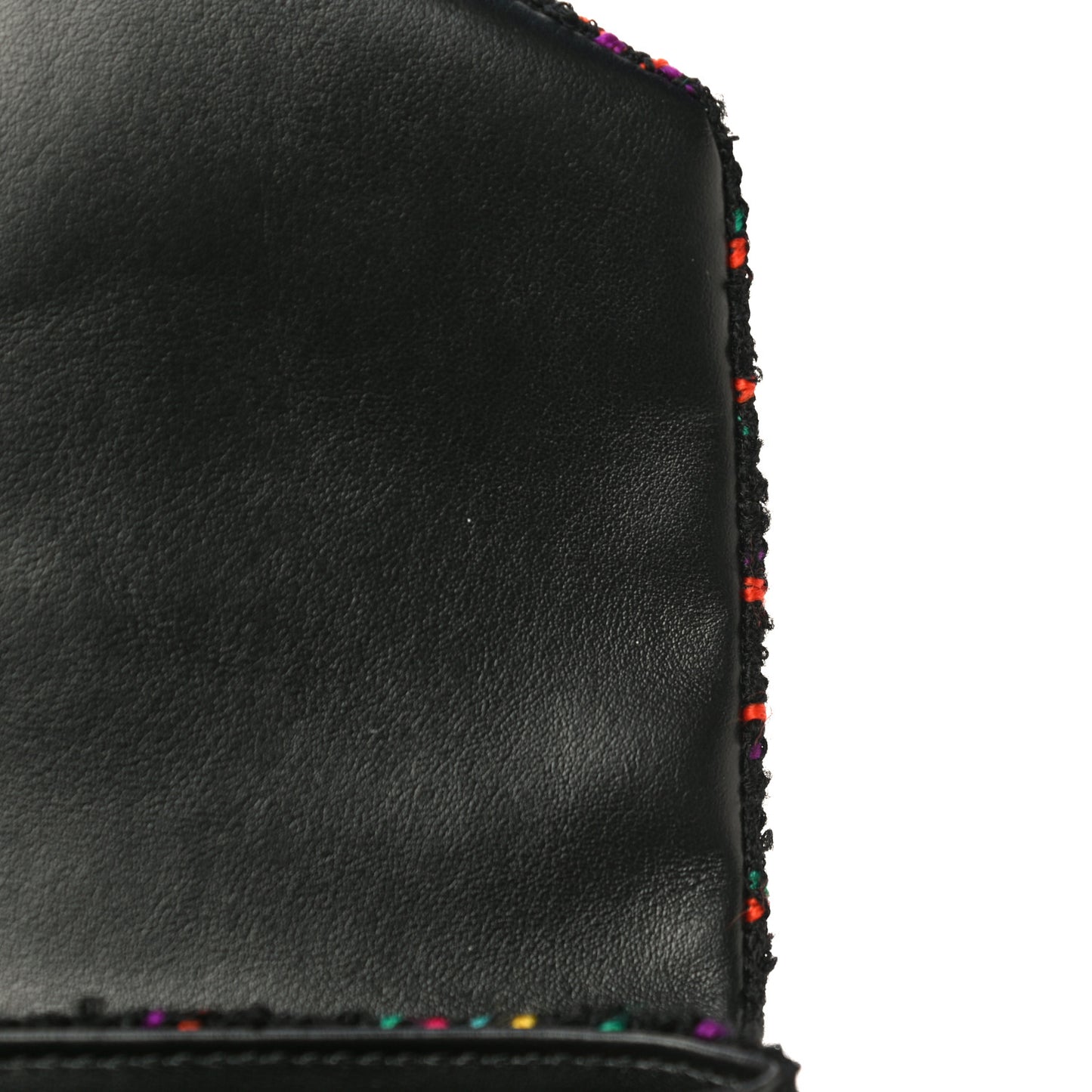 Tweed Toy Loulou Shoulder Bag Black