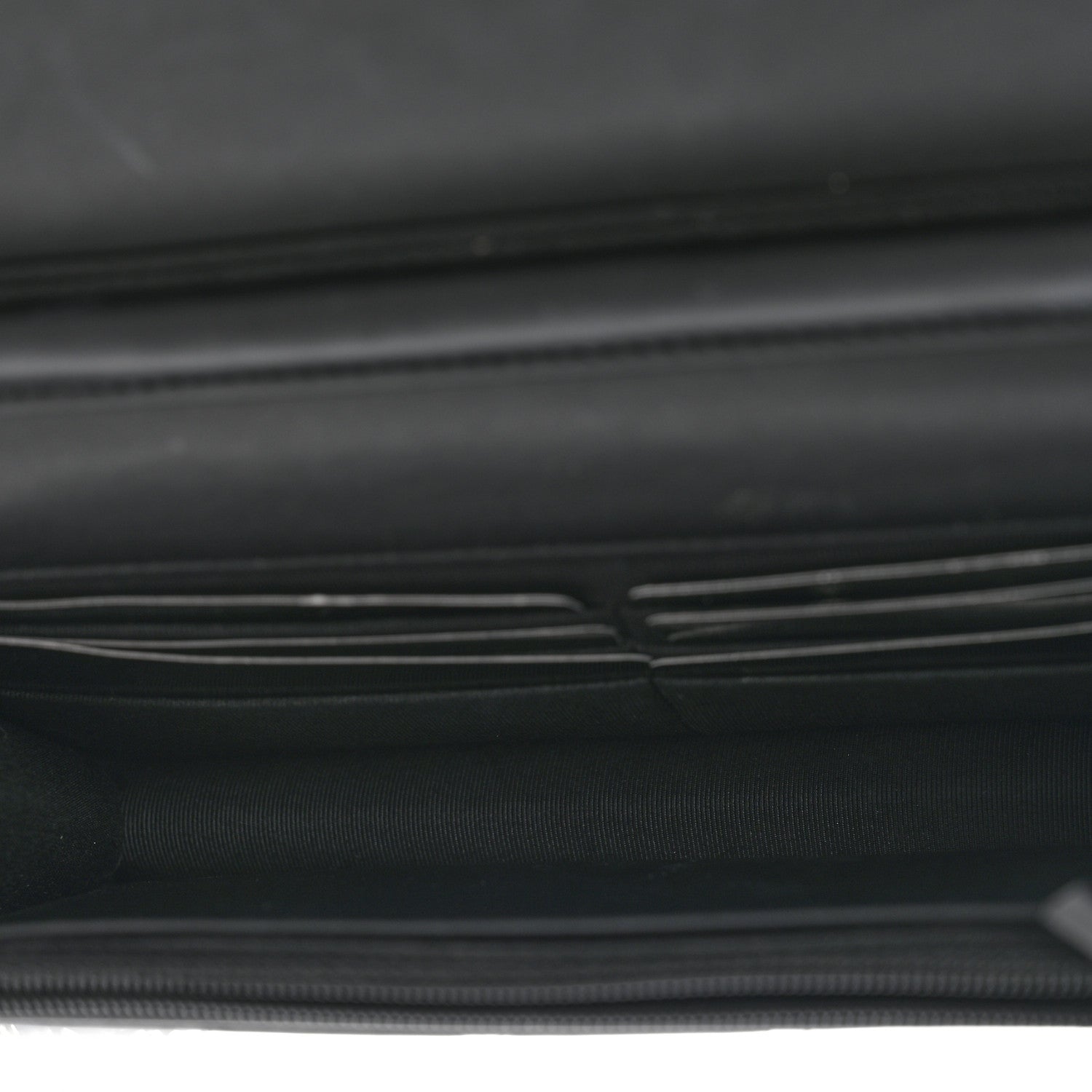 Chanel Patent Quilted Wallet On Chain WOC Black 5 of 11