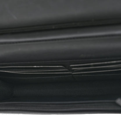 Chanel Patent Quilted Wallet On Chain WOC Black 5 of 11