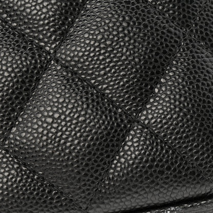 Chanel Caviar Quilted Small Vanity Case With Chain Black 11 of 11