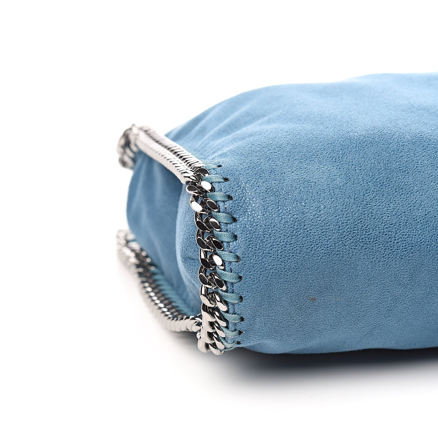 Stella McCartney Shaggy Deer Falabella Fold Over Tote Blue 8 of 10