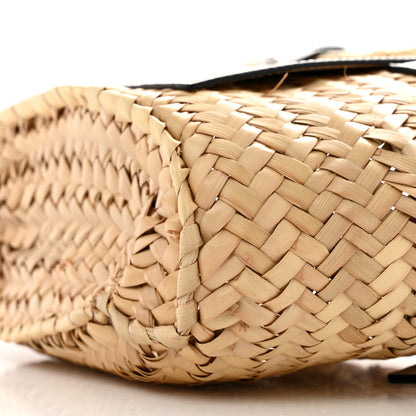Loewe Raffia Mini Basket Tote Bag Natural White 9 of 13