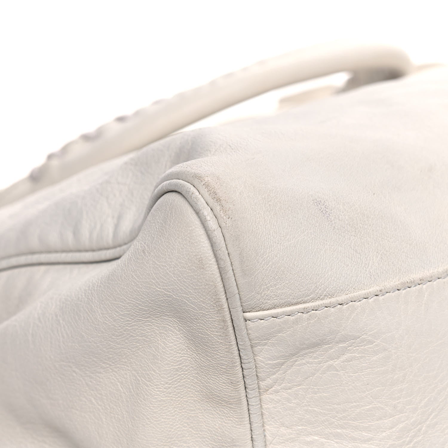 Balenciaga Agneau Classic Hardware Velo White Light 7 of 15