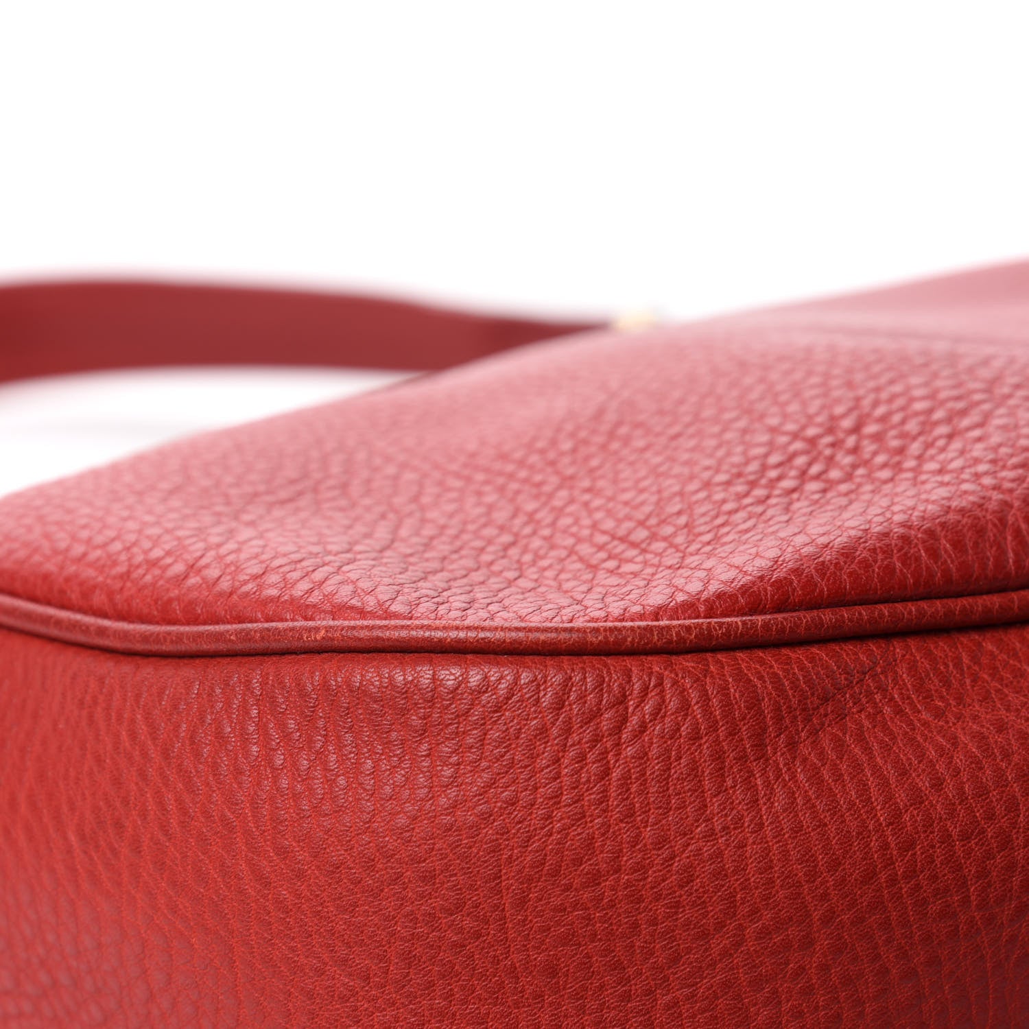 Prada Vitello Daino Hobo Rosso 8 of 15