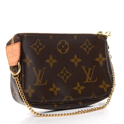 Louis Vuitton Monogram Complice Trunks and Bags Mini Pochette Accessories Beige 3 of 7