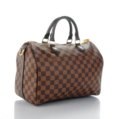 Louis Vuitton Damier Ebene Speedy Bandouliere 30 3 of 7