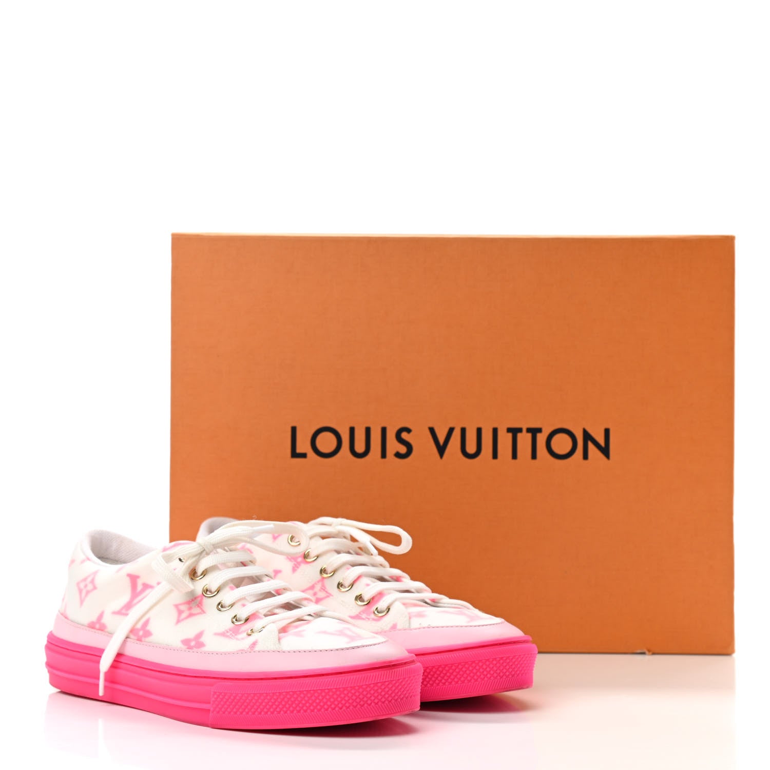 Louis Vuitton Technical Fabric Monogram Stellar Sneakers 36 Rose Pop 13 of 13