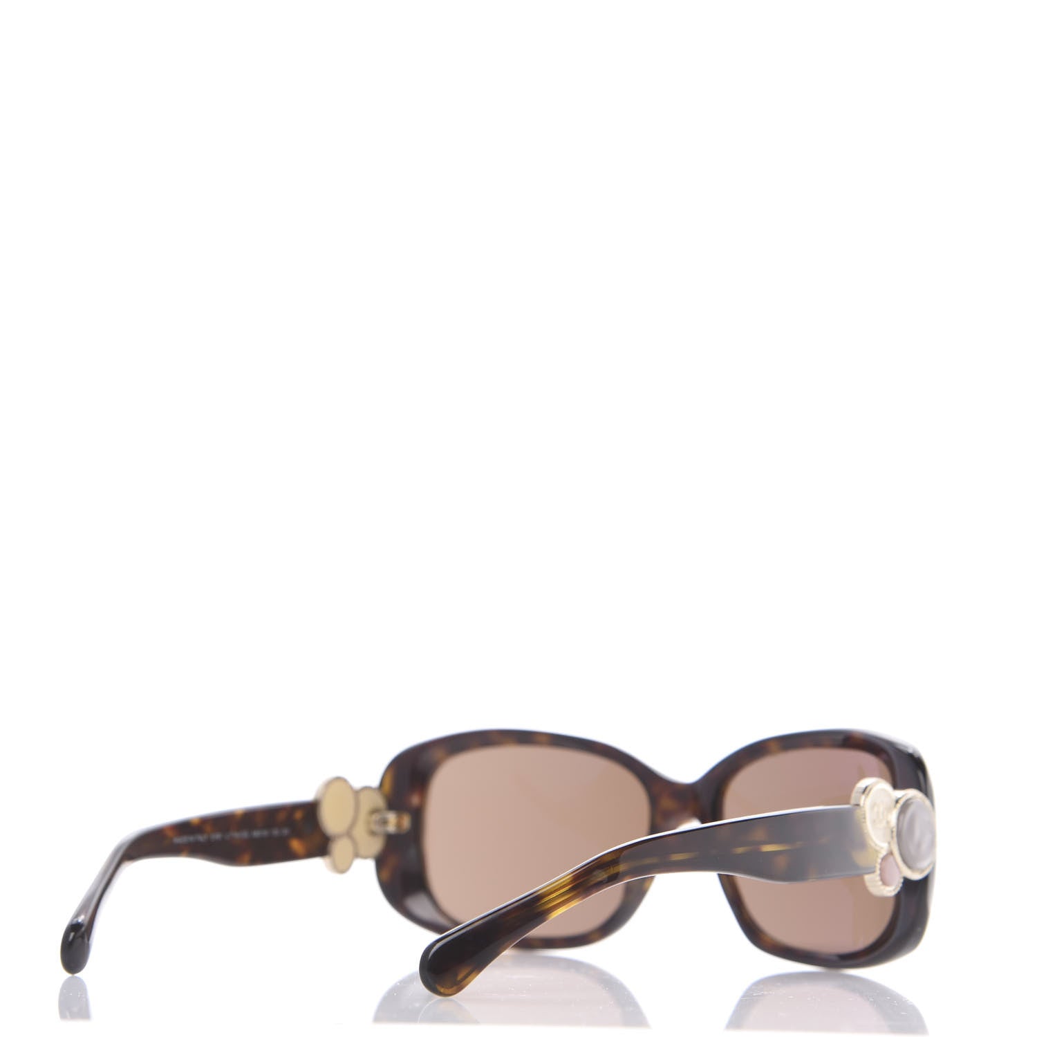 Chanel Tortoise Shell Bouton Sunglasses 5191 4 of 8