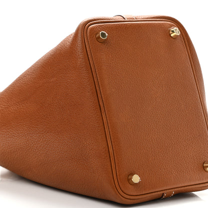 Hermes Barenia Faubourg Picotin Lock 18 PM Fauve 9 of 14