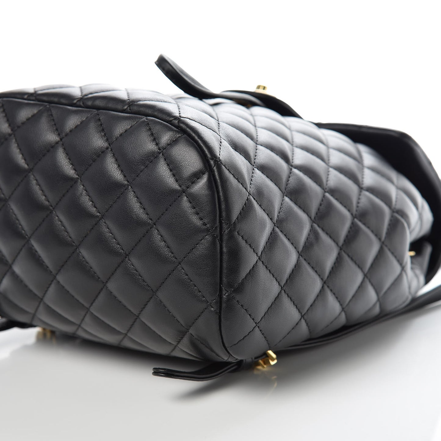 Calfskin Quilted Small Urban Spirit Backpack Black