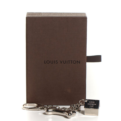 Louis Vuitton Baxter Dog Bag Charm Silver 4 of 4