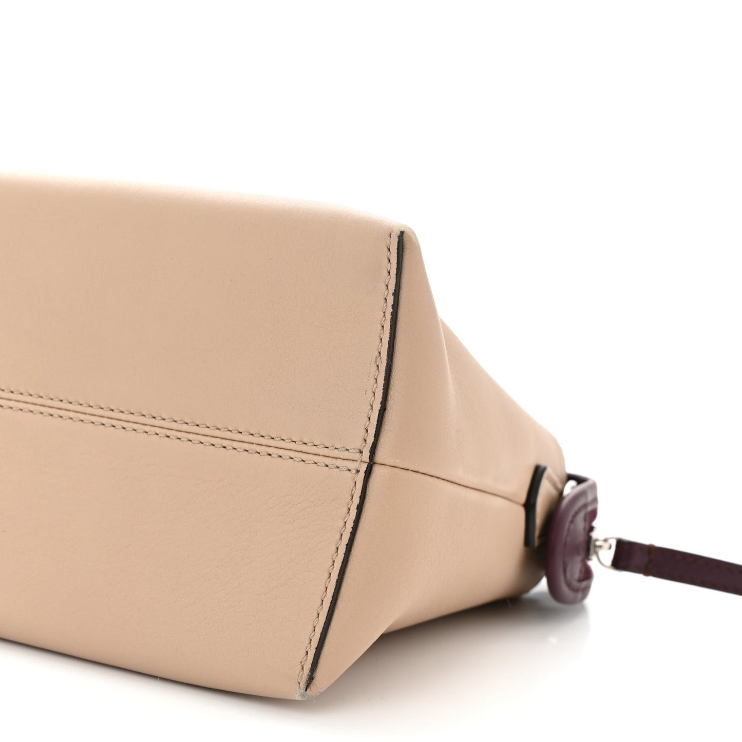 Vitello Dolce Medium By The Way Boston Bag Latte Camelia Bordeaux