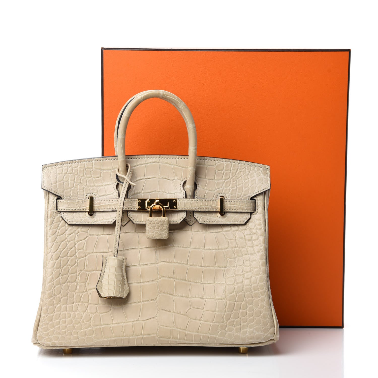 Hermes Matte Alligator Birkin 25 Trench 716844 – FASHIONPHILE