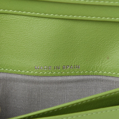 Chanel Patent Quilted Brilliant Zipped Pocket Wallet Green 7 of 18