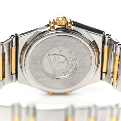 Omega Stainless Steel 18K Yellow Gold Diamond Bezel Mother of Pearl 23mm Constellation My Choice Quartz Watch 895.1243 4 of 4
