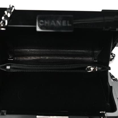 Chanel Plexiglass Crystal Lego Clutch Black 5 of 10
