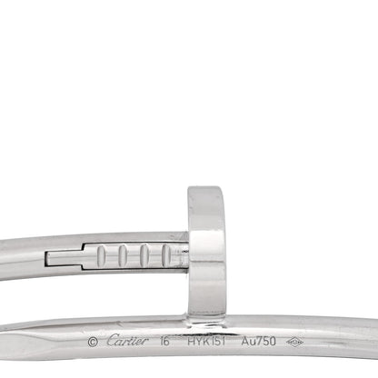 Cartier 18K White Gold Juste Un Clou Bracelet 16 3 of 4