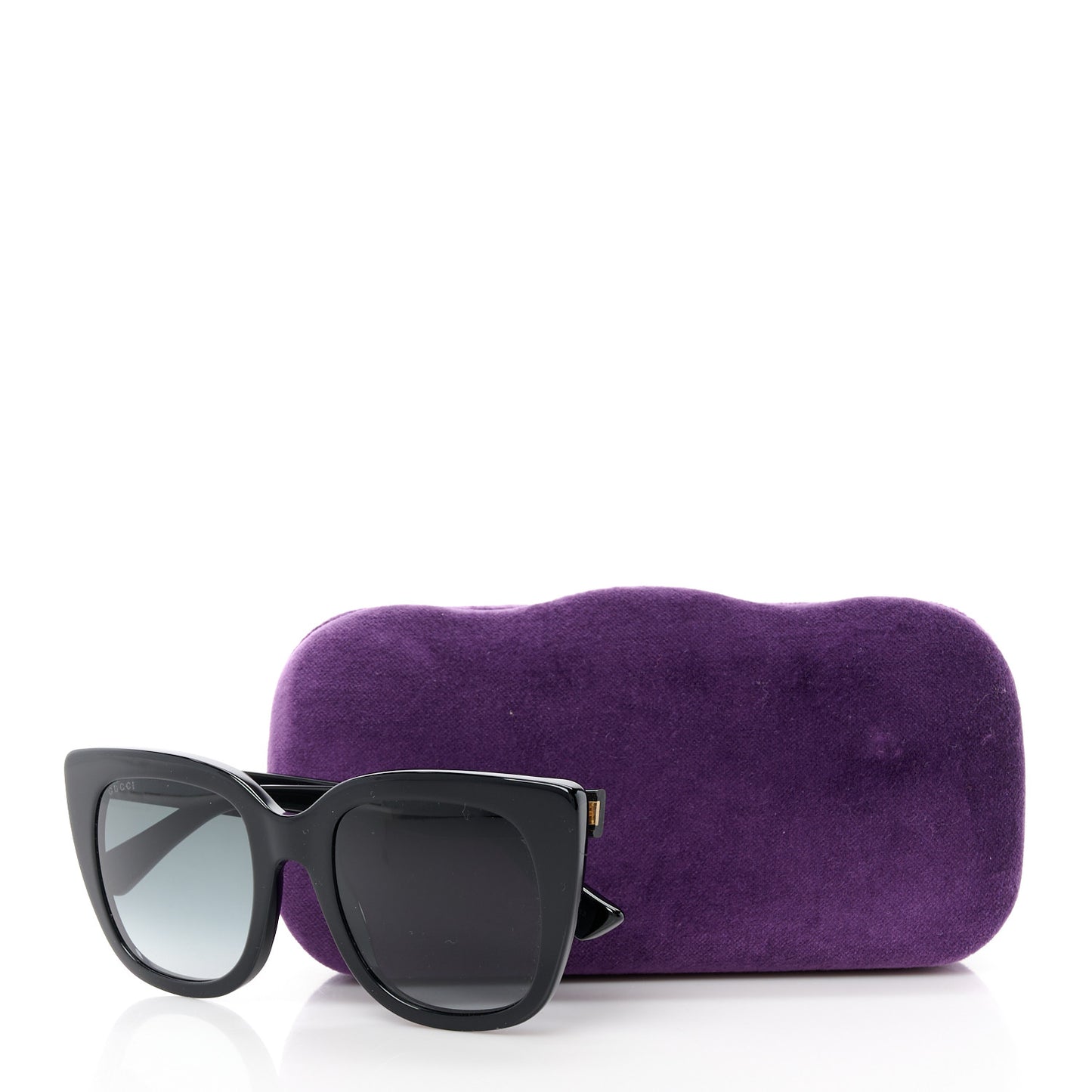 Cat Eye Sunglasses GG0163S Black