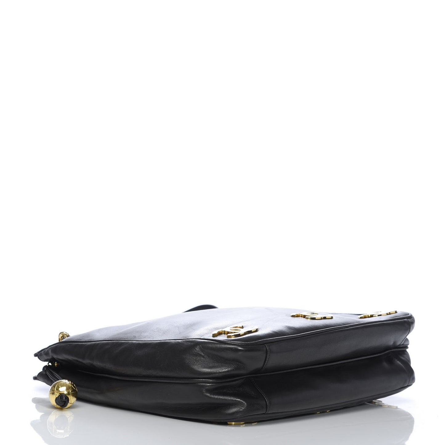 Lambskin CC Shoulder Bag Black