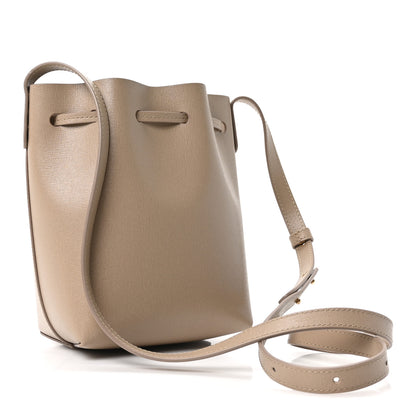 Mansur Gavriel Saffiano Mini Mini Bucket Bag Beige 3 of 10
