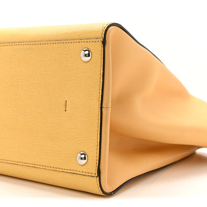 Fendi Vitello Elite Flamingo Large 3Jours Tote Giallo Alchemy 10 of 16