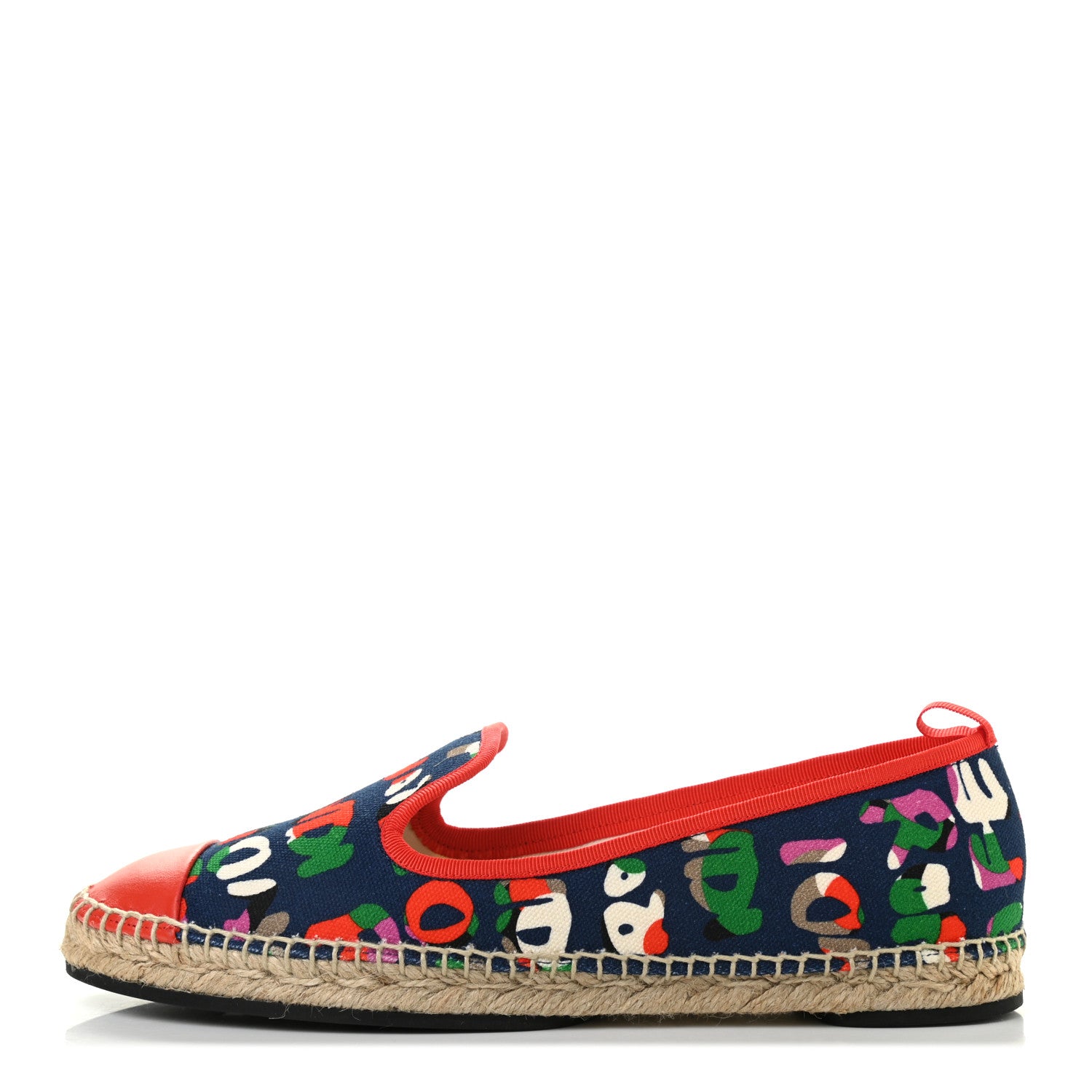 Fendi Canvas Fendi Roma Printed Espadrille 38 Multicolor 1 of 7