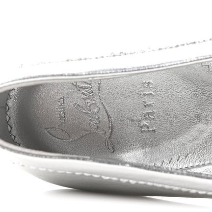 Christian Louboutin Nappa Mamadrague Flats 39 Silver 8 of 8
