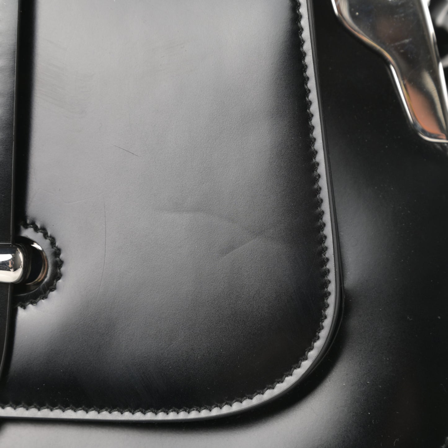 Spazzolato Sidonie Shoulder Bag Black