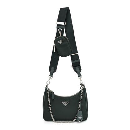 Prada Re-Nylon Saffiano Re-Edition 2005 Shoulder Bag Smeraldo 1 of 11