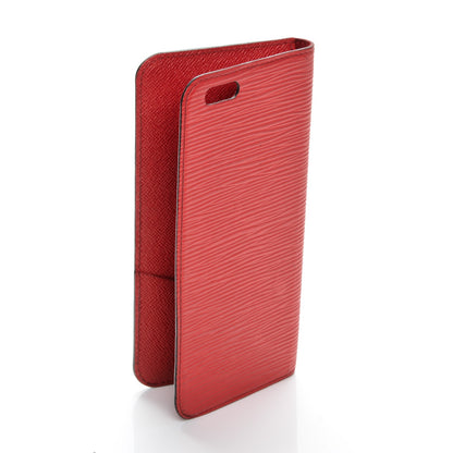 Louis Vuitton Epi iPhone 6 Plus Folio Coquelicot 3 of 7