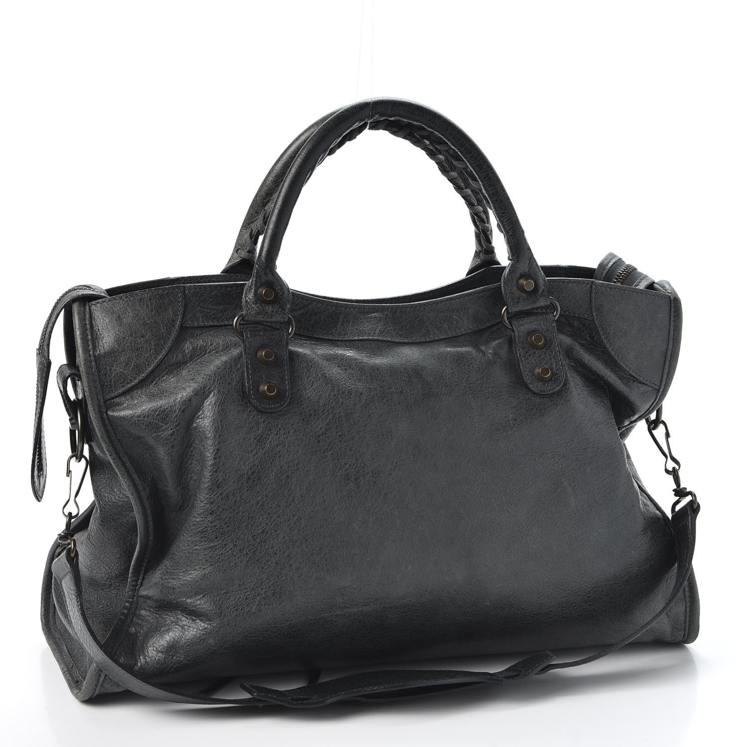 Balenciaga Agneau Classic Hardware City Anthracite 2 of 9