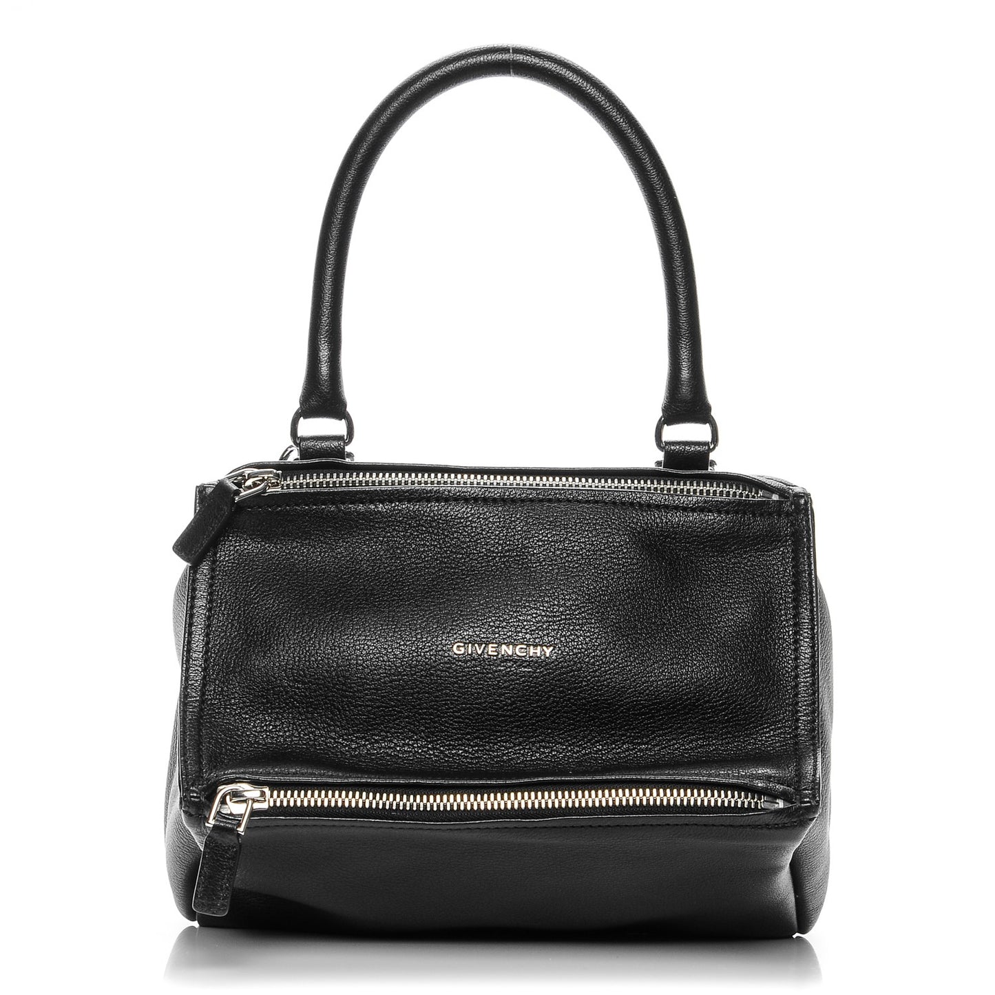 Sugar Goatskin Small Pandora Black