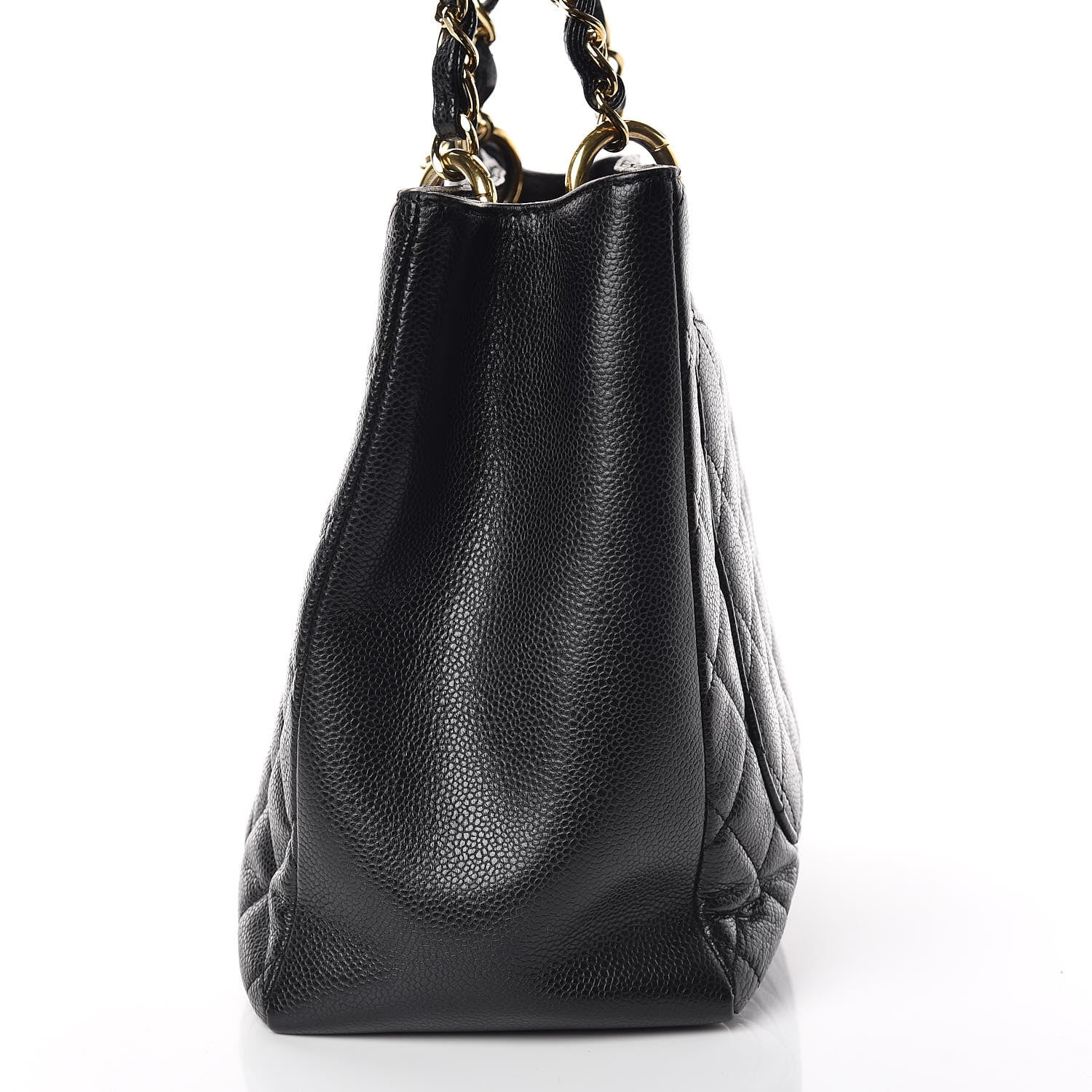 Chanel Caviar Quilted Grand Shopping Tote GST Black 12 of 14