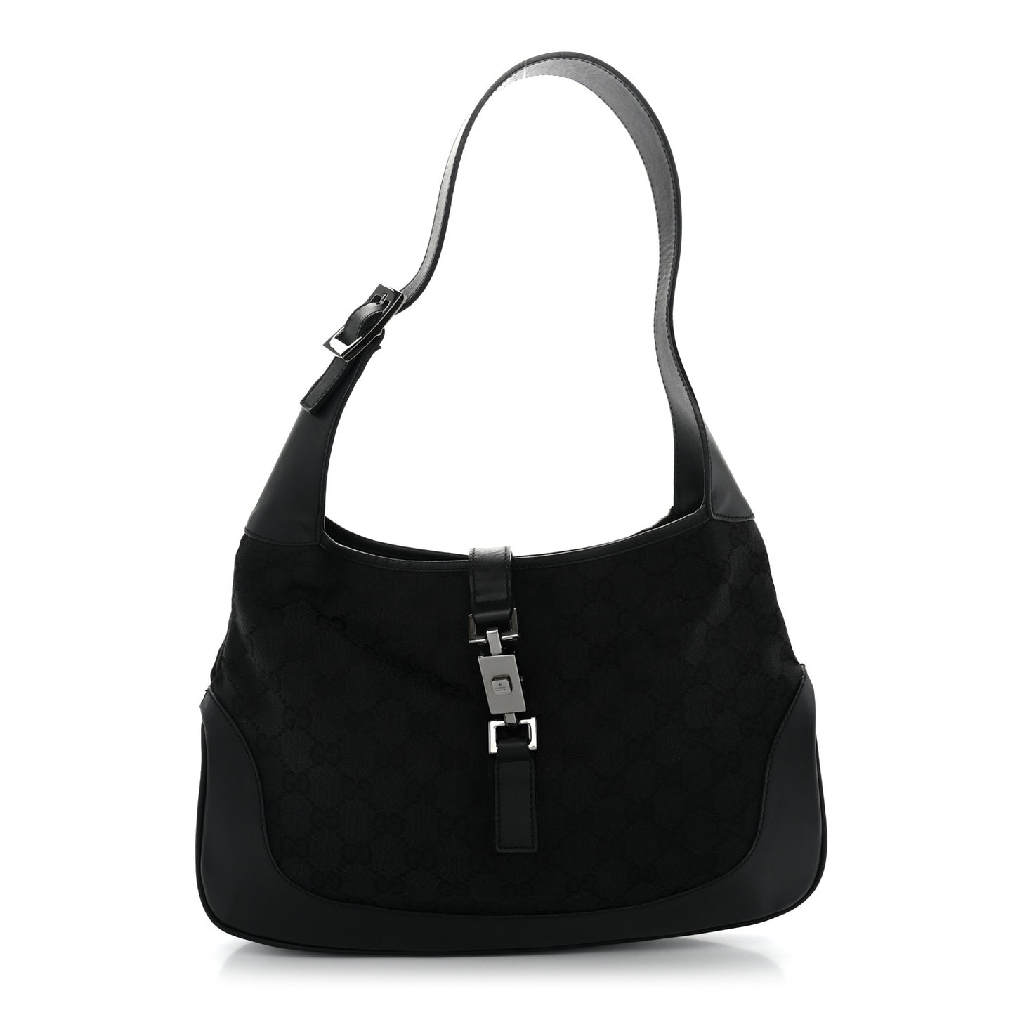 Monogram Small Jackie O Hobo Black