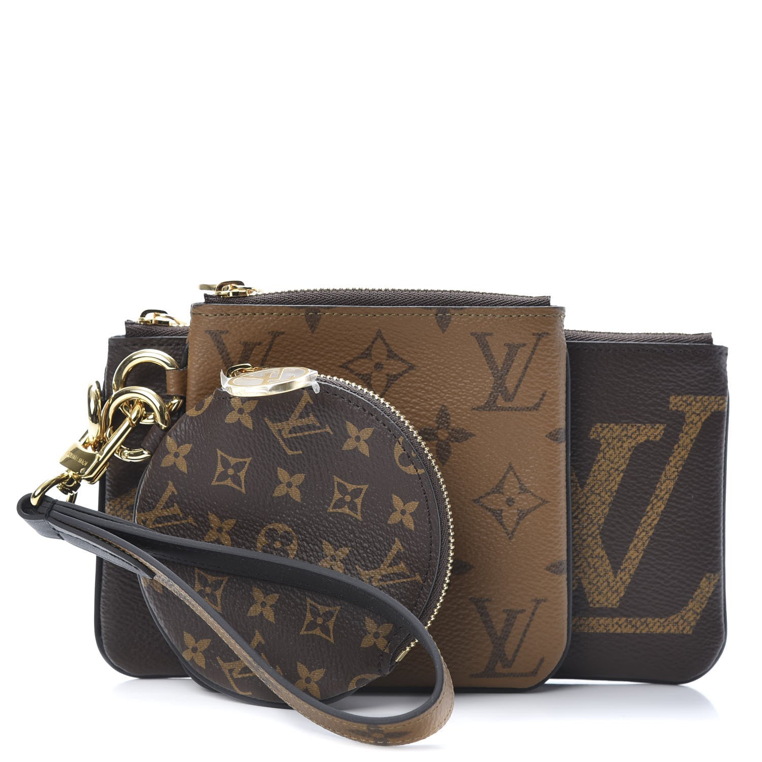 Louis Vuitton Reverse Monogram Giant Trio Pouch 1 of 9