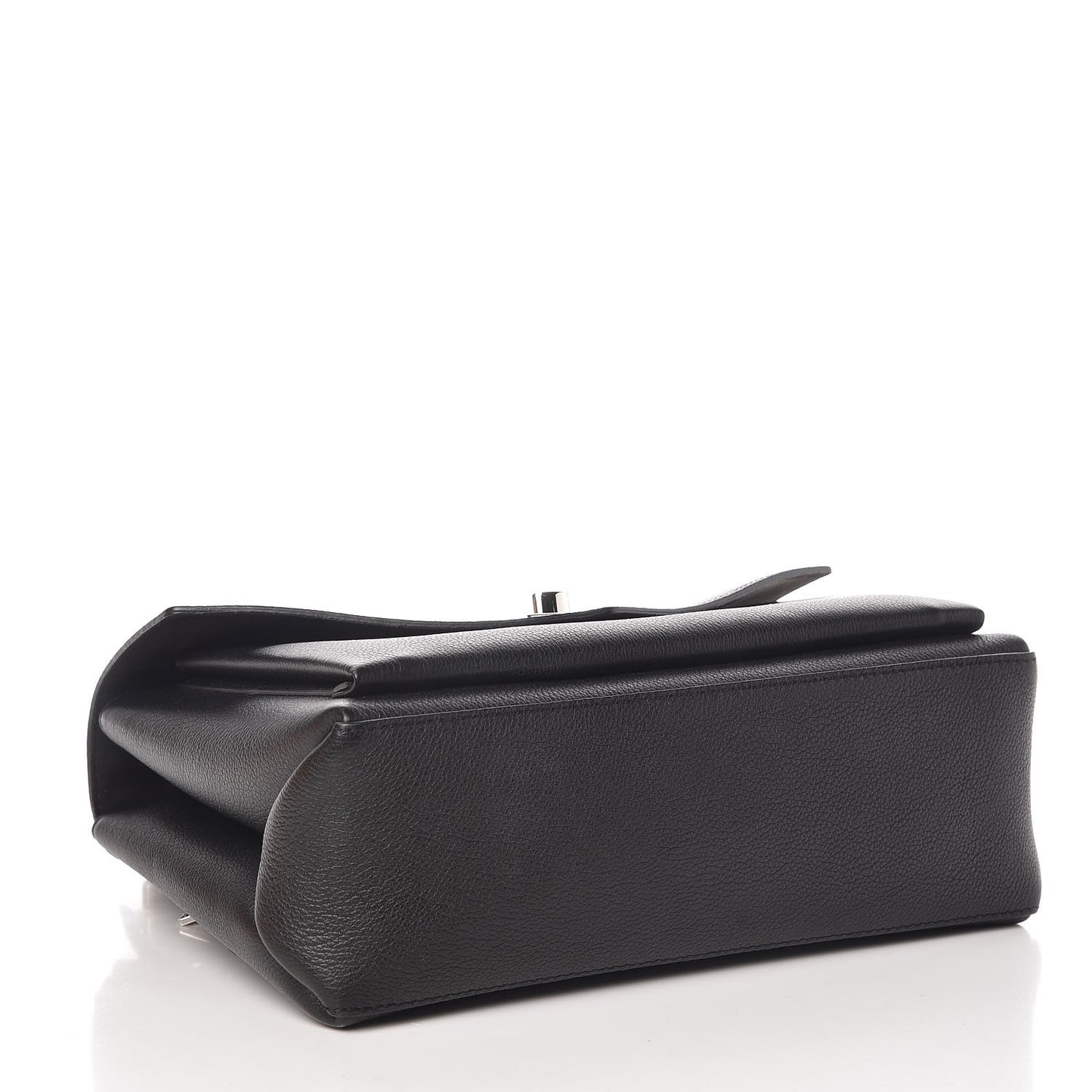 Soft Calfskin My Lockme Top Handle Black