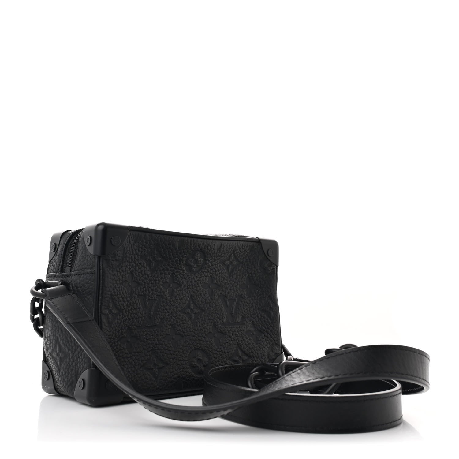 Louis Vuitton Taurillon Monogram Mini Soft Trunk Black 3 of 11